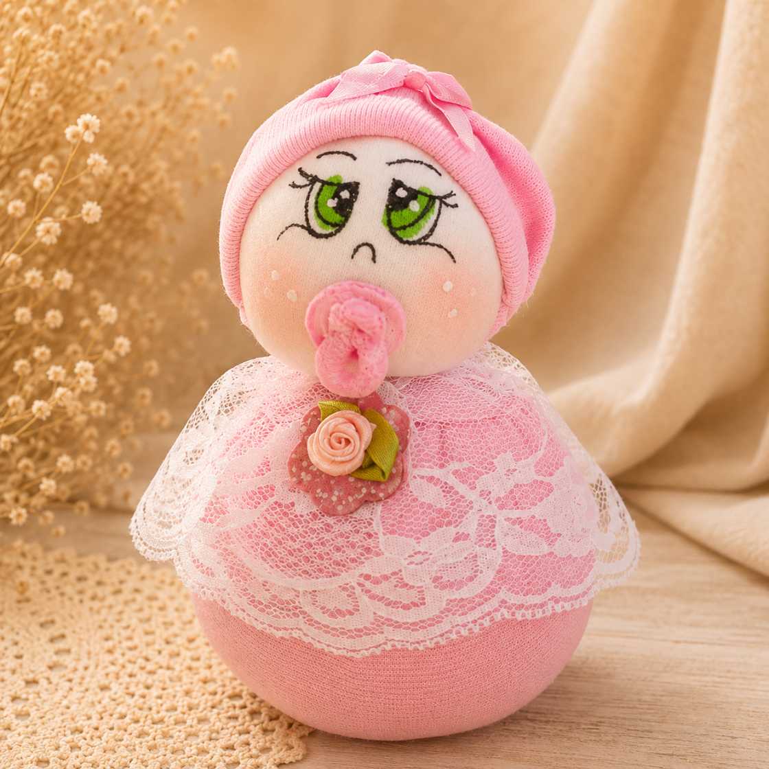 Peso de Porta Bebê Menina